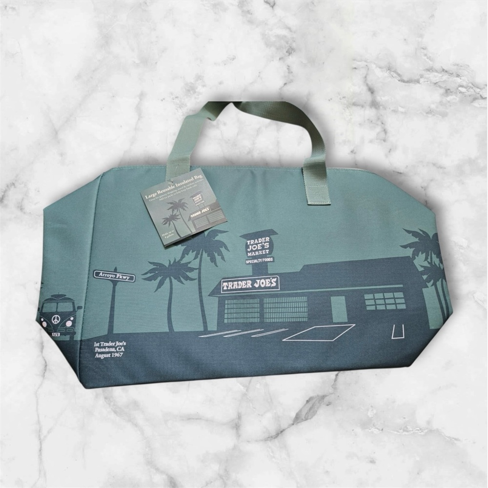Trader Joe's Green Tote Bag